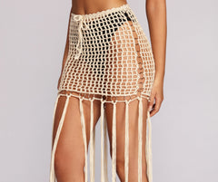 Beauty In Crochet Skirt