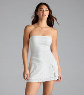 Daytime Fit' Strapless Eyelet Romper