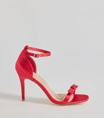Sealed With Glam Bow Stiletto Heels