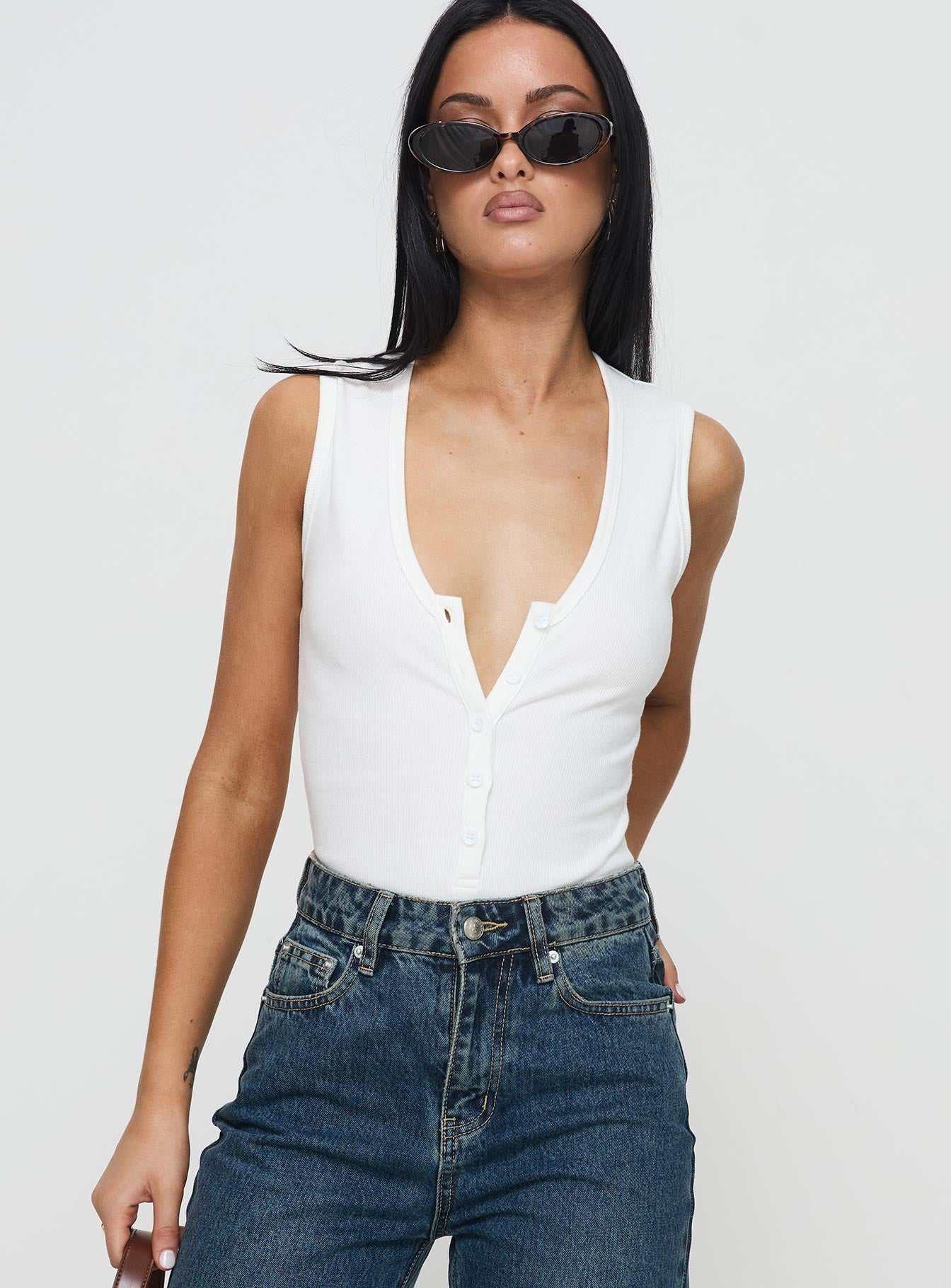 Avahlee Bodysuit White