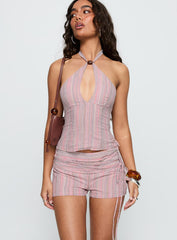 Electric Night Shorts Pink Stripe