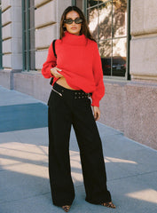 Paltrow Cargo Jeans Black